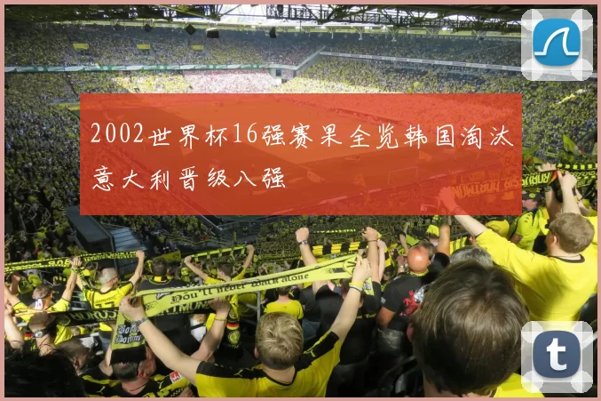 2002世界杯16强赛果全览韩国淘汰意大利晋级八强