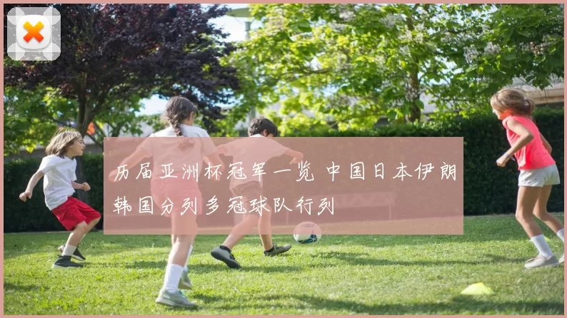 历届亚洲杯冠军一览 中国日本伊朗韩国分列多冠球队行列